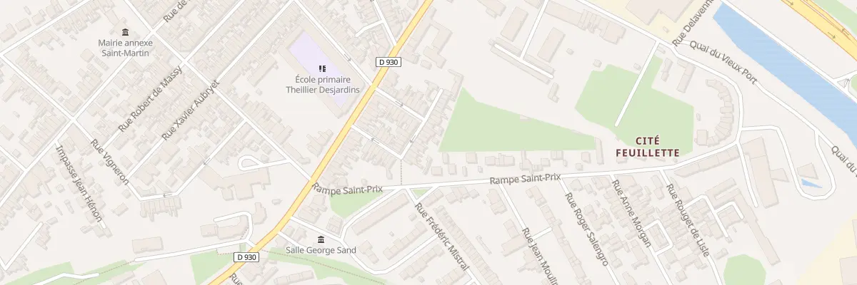 Plan du 23 Rue de la Prévoyance à Saint-Quentin