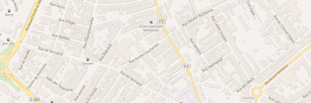 Plan du 183 Rue Denfert Rochereau à Saint-Quentin