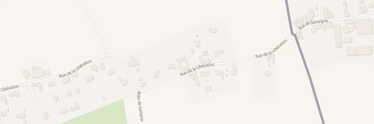 Plan du 755 Rue de la Libération à Bachy