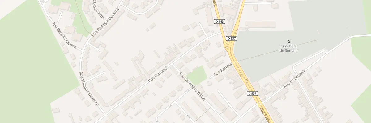 Plan du 19 Rue Fernand à Somain