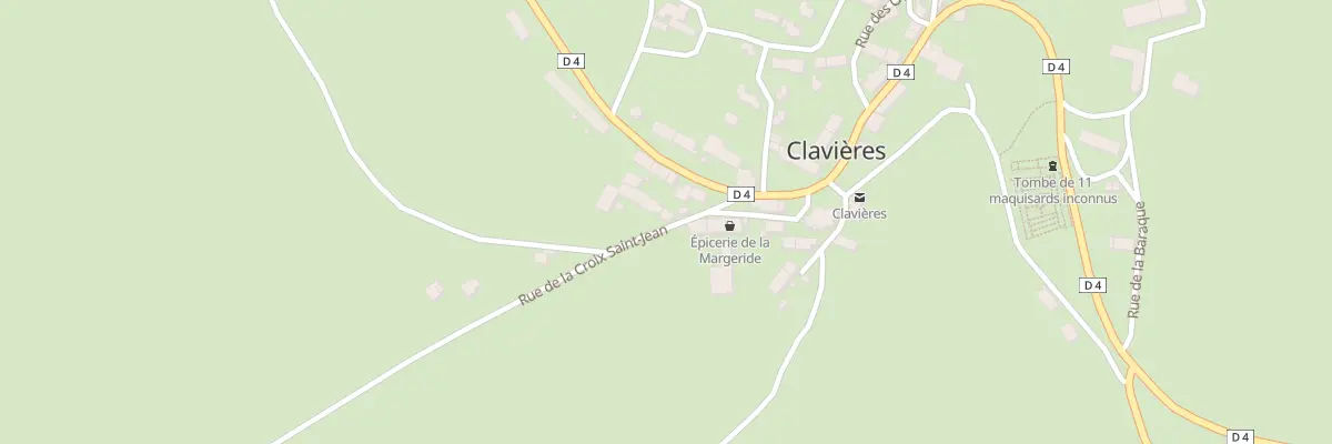Plan du 5038 Le Bourg à Clavières