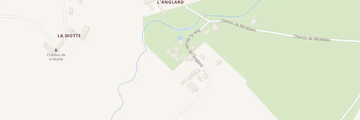 Plan du 8 Rue du Moulin de l’Anglard au Mayet-d’École
