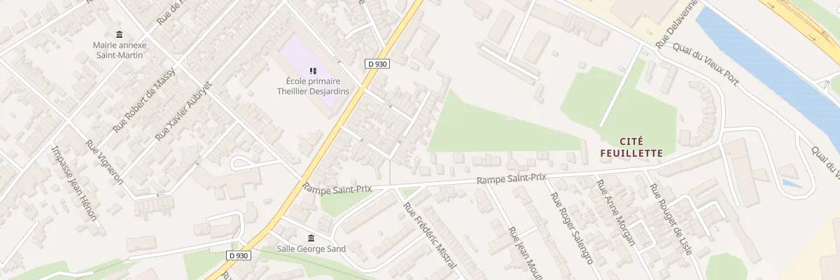 Plan du 21 Rue de la Prévoyance à Saint-Quentin