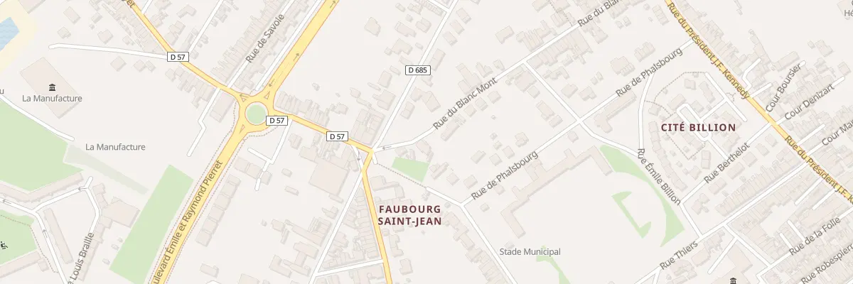 Plan du 63 Rue du Blanc Mont à Saint-Quentin