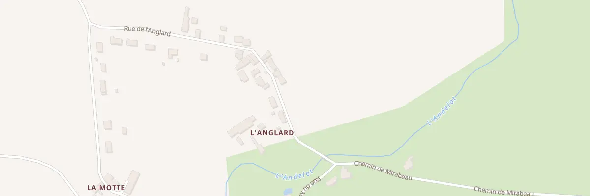 Plan du 8 Rue de l’Anglard à Broût-Vernet