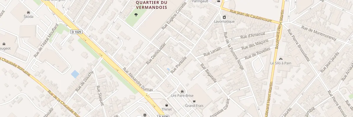 Plan du 2B Rue Félix Davin à Saint-Quentin