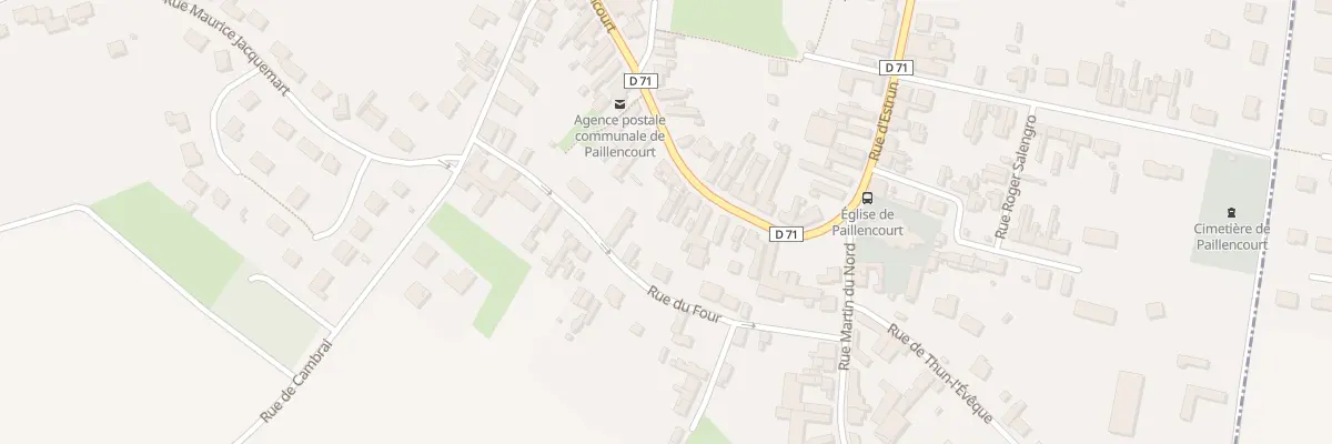 Plan du 13 Rue Gilbert Bétrancourt à Paillencourt