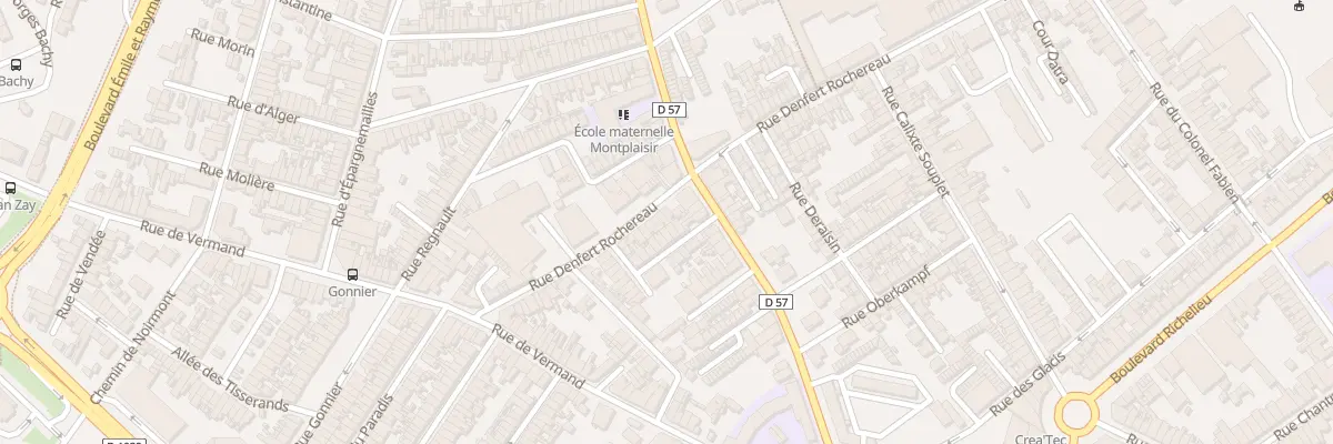 Plan du 175 Rue Denfert Rochereau à Saint-Quentin
