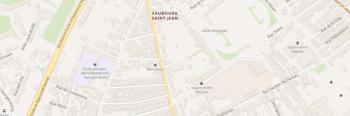 Plan du 86 Rue de la 3 Eme Dim à Saint-Quentin