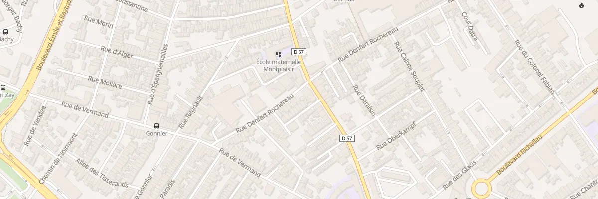 Plan du 173 Rue Denfert Rochereau à Saint-Quentin