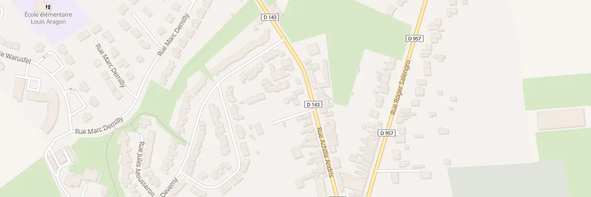 Plan du 17 Rue Achille Andris à Somain