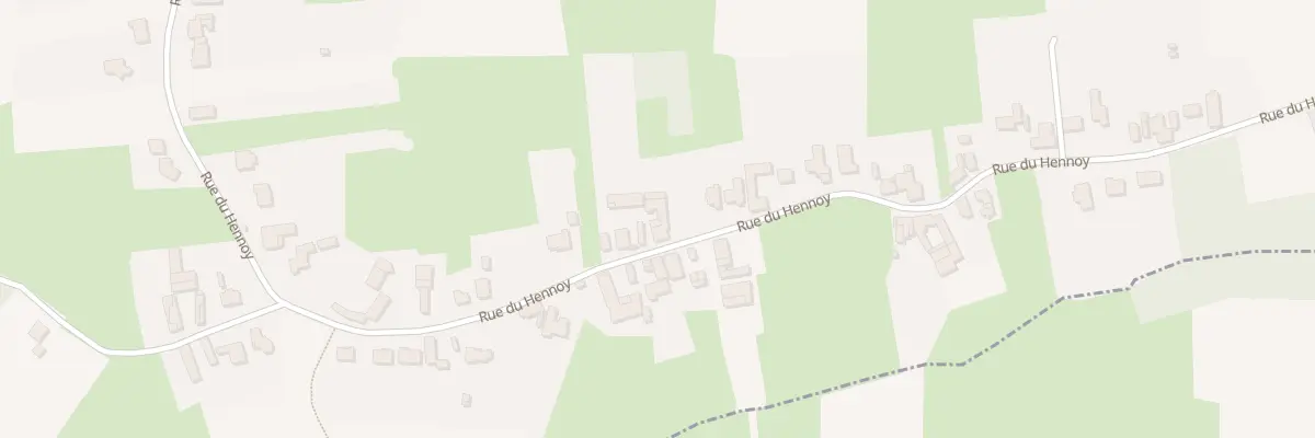 Plan du 1052 Rue du Hennoy à Landas