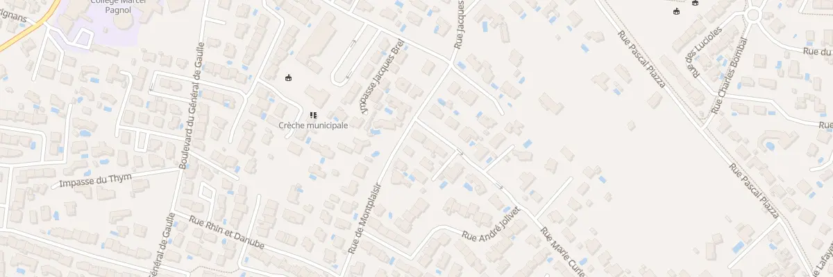 Plan du 1 Rue Marie Curie à Sérignan