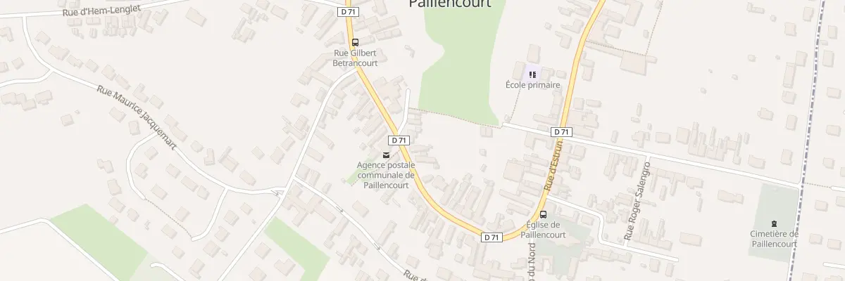 Plan du 24 Rue Gilbert Bétrancourt à Paillencourt