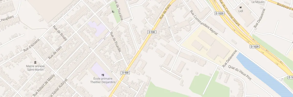 Plan du 61 Rue de Paris à Saint-Quentin