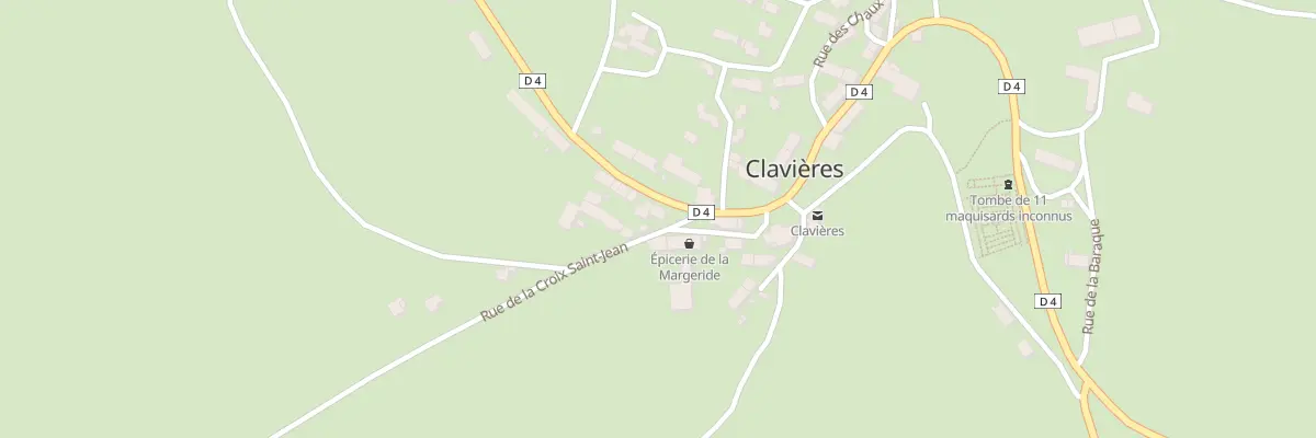 Plan du 5036 Le Bourg à Clavières