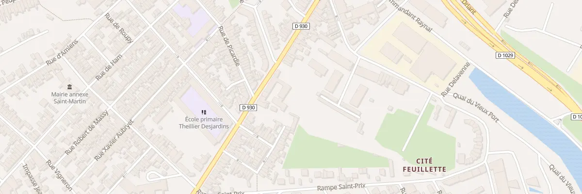 Plan du 65 Rue de Paris à Saint-Quentin