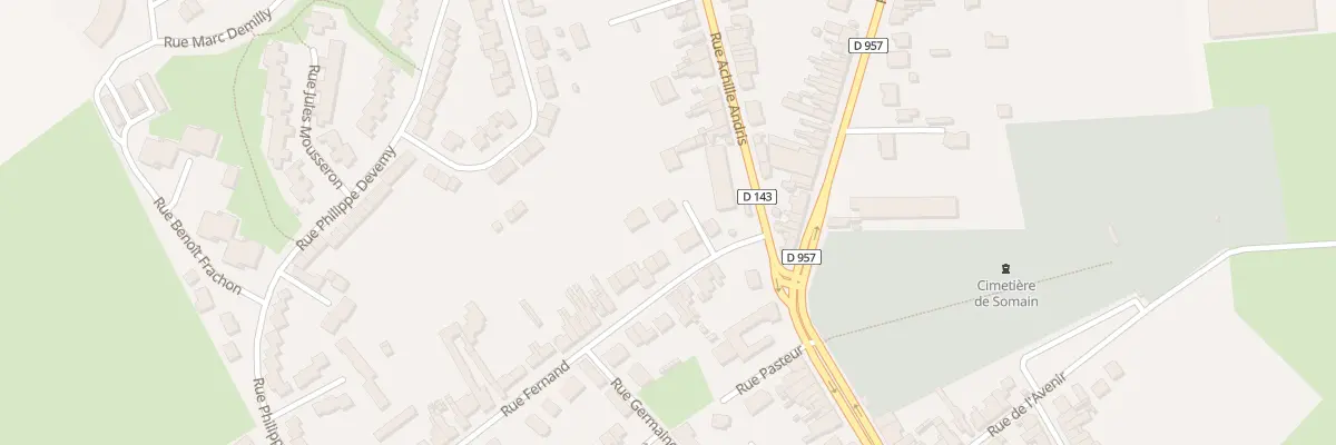 Plan du 4B Rue Fernand à Somain