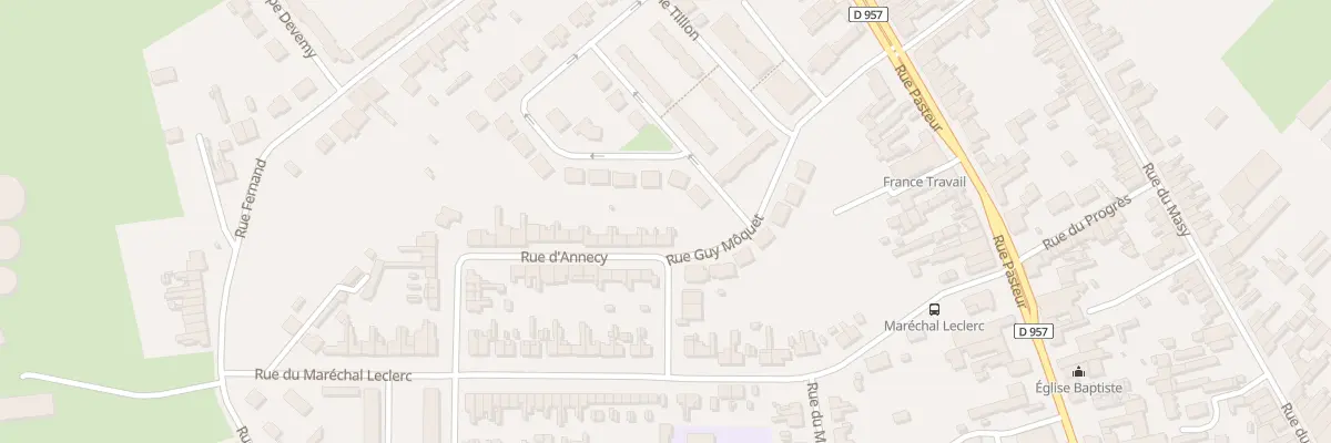 Plan du 8 Rue d’Annecy à Somain
