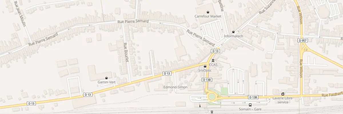 Plan du 24 Rue Edmond Simon à Somain