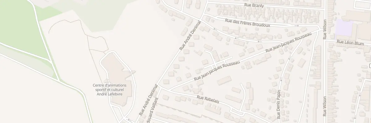 Plan du 99 Rue Andre Denimal à Somain