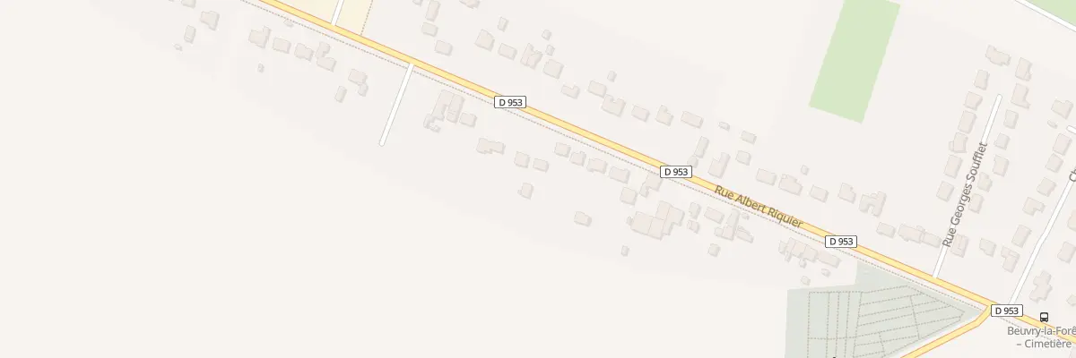 Plan du 554 Rue Albert Ricquier à Beuvry-la-Forêt