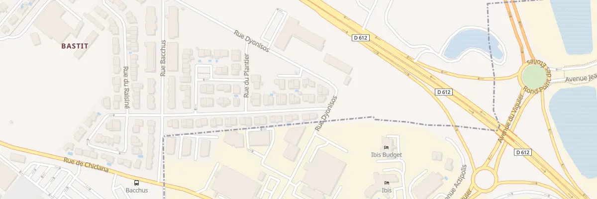 Plan du 295 Rue du Taste Vin à Béziers