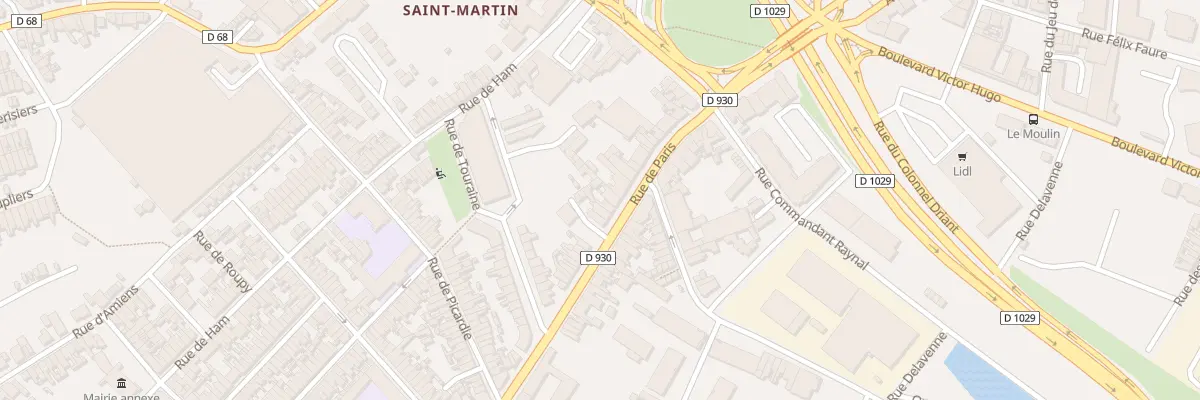 Plan du 28 Rue de Paris à Saint-Quentin