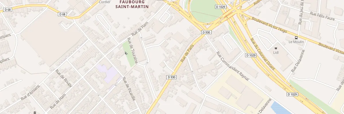 Plan du 26B Rue de Paris à Saint-Quentin