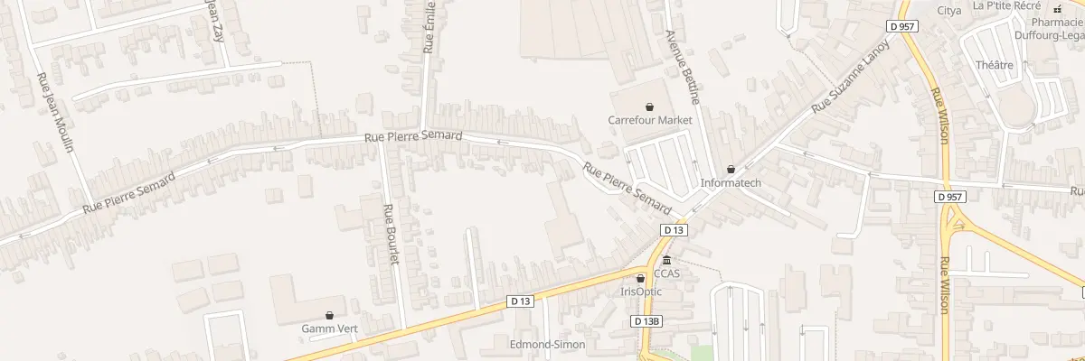 Plan du 17 Rue Pierre Semard à Somain