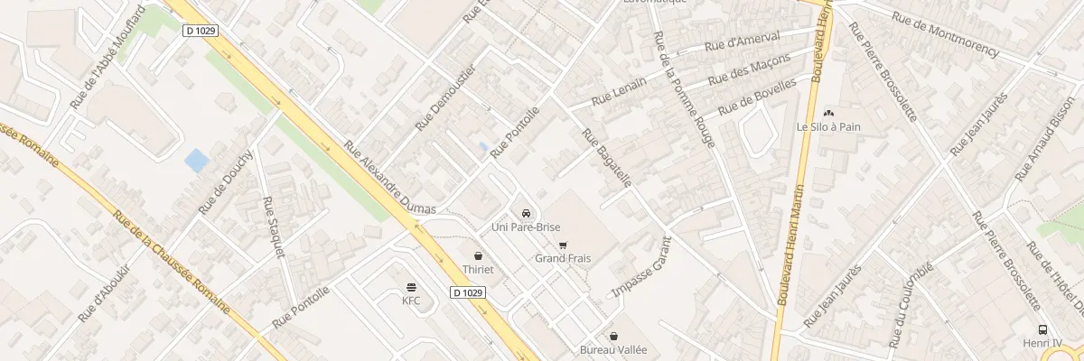 Plan du 29B Rue de Bagatelle à Saint-Quentin
