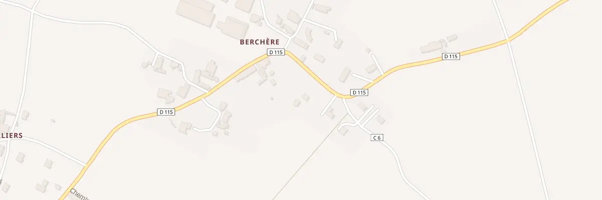 Plan du 22 Rue de Berchère à Saulcet