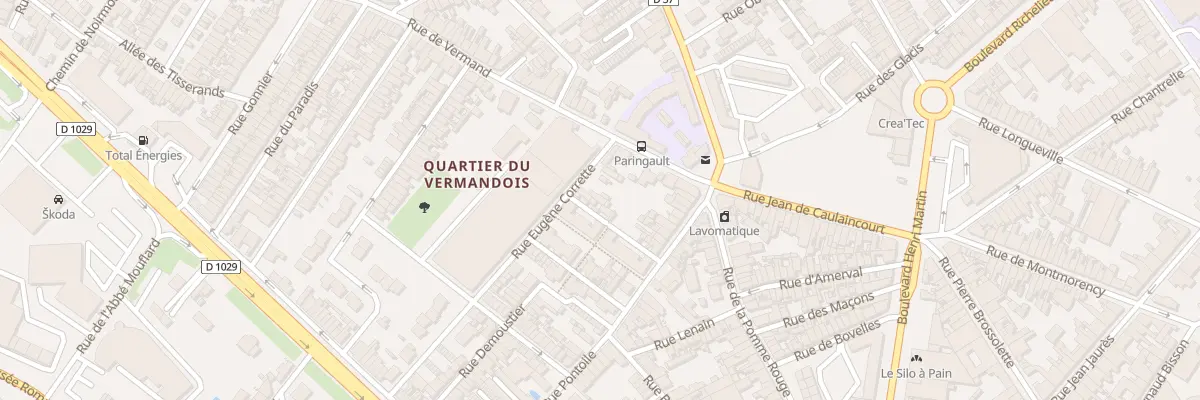Plan du 5 Rue Eugene Corrette à Saint-Quentin