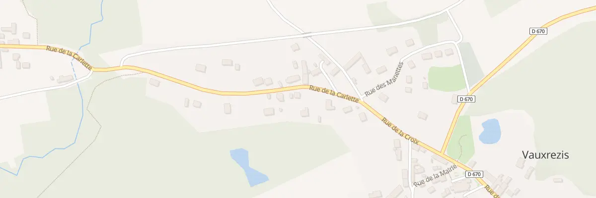Plan du 3B Rue de la Carlette à Vauxrezis