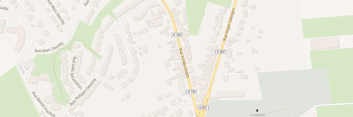 Plan du 9 Rue Achille Andris à Somain