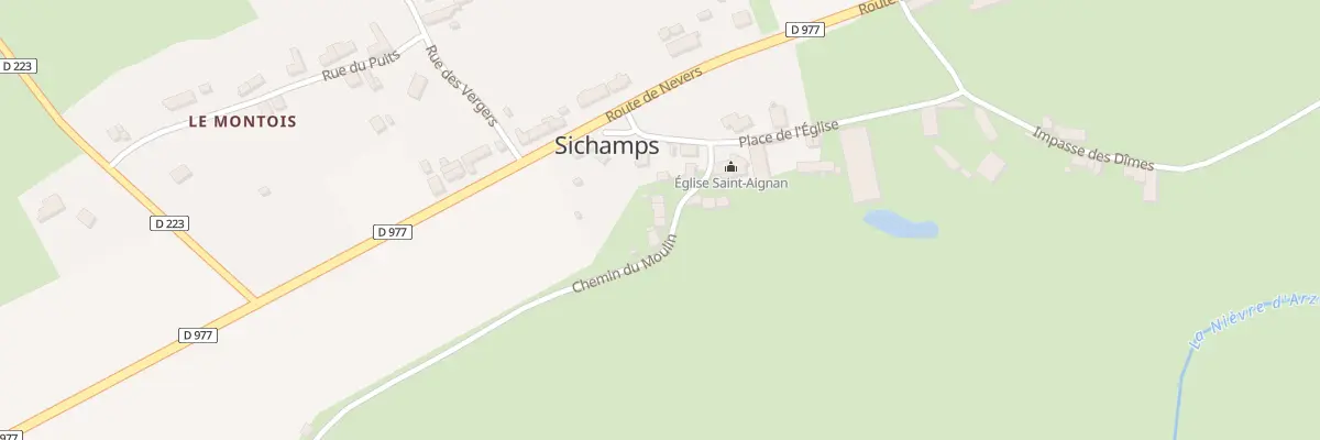 Plan du 78 Le Bourg à Sichamps