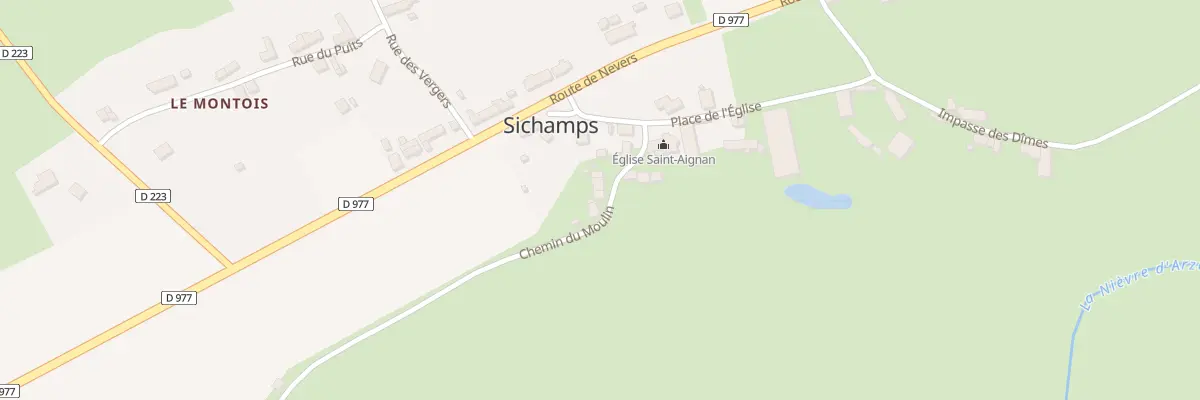 Plan du 1 Che du Moulin à Sichamps