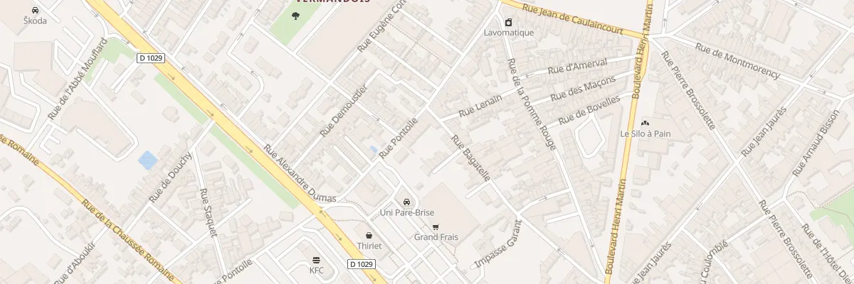 Plan du 41 Rue Pontoile à Saint-Quentin