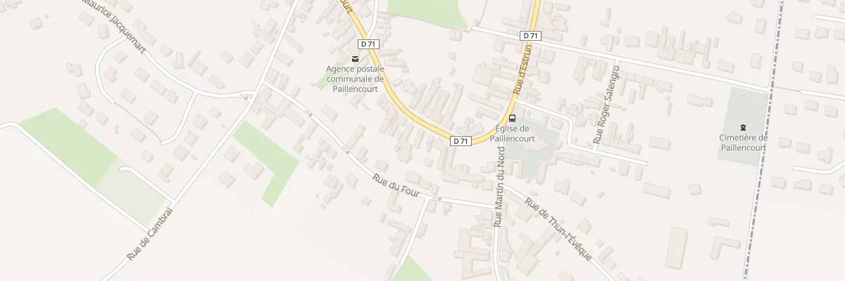 Plan du 5 Rue Gilbert Bétrancourt à Paillencourt