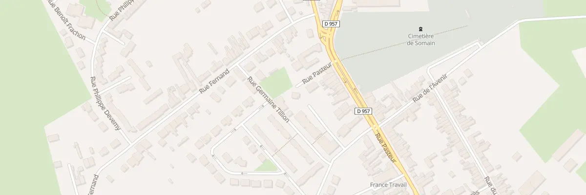 Plan du 121D Rue Pasteur à Somain