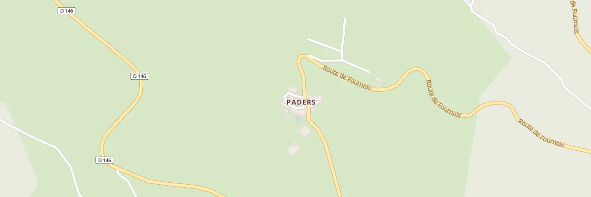 Plan du Hameau de Paders à Montesquieu