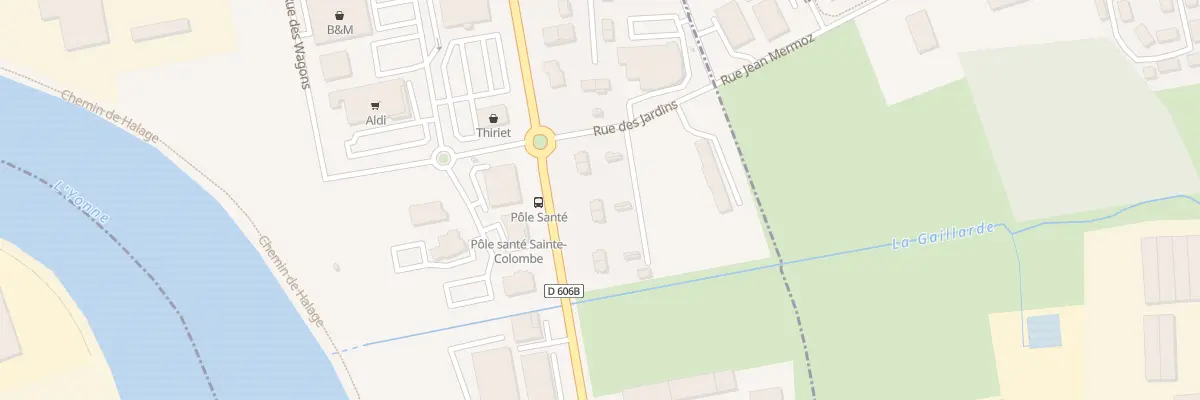 Plan du 8 Av des Fonderies de Pont Am à Saint-Denis-lès-Sens
