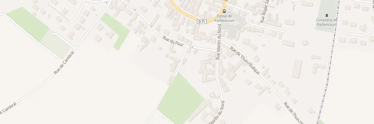 Plan du 24 Rue du Four à Paillencourt