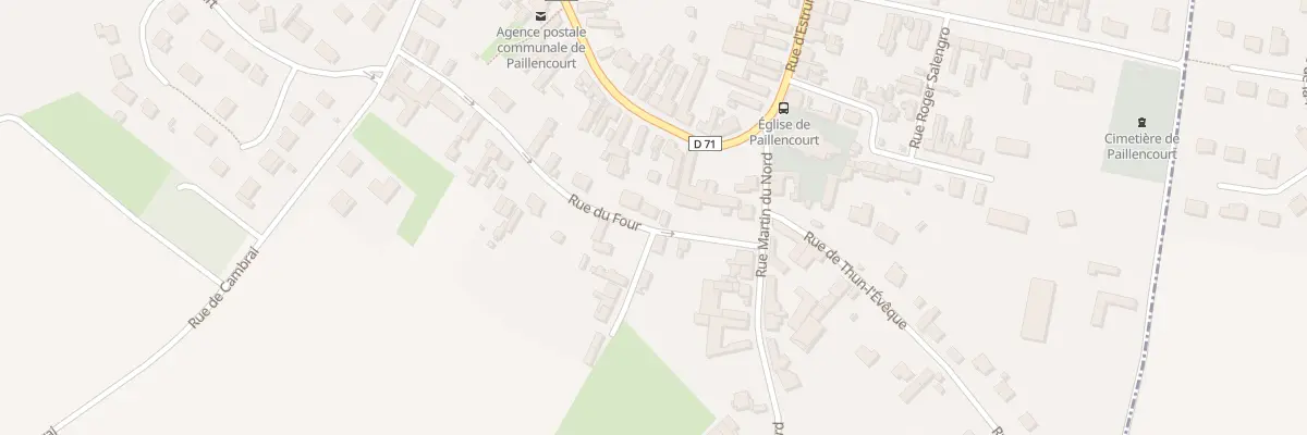 Plan du 7 Rue du Four à Paillencourt