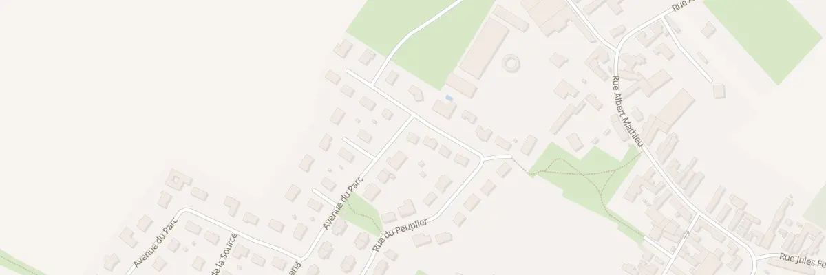 Plan du 2 Rue du Peuplier à Awoingt