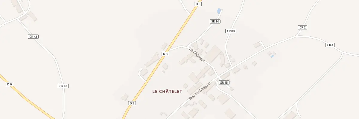 Plan du 2 Le Châtelet à Lainsecq
