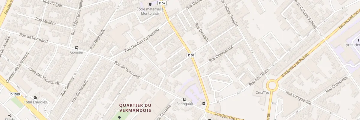 Plan du 17F Rue de la 3 Eme Dim à Saint-Quentin