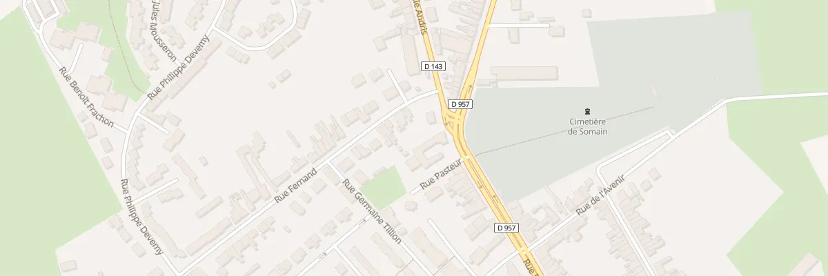 Plan du 5 Rue Fernand à Somain