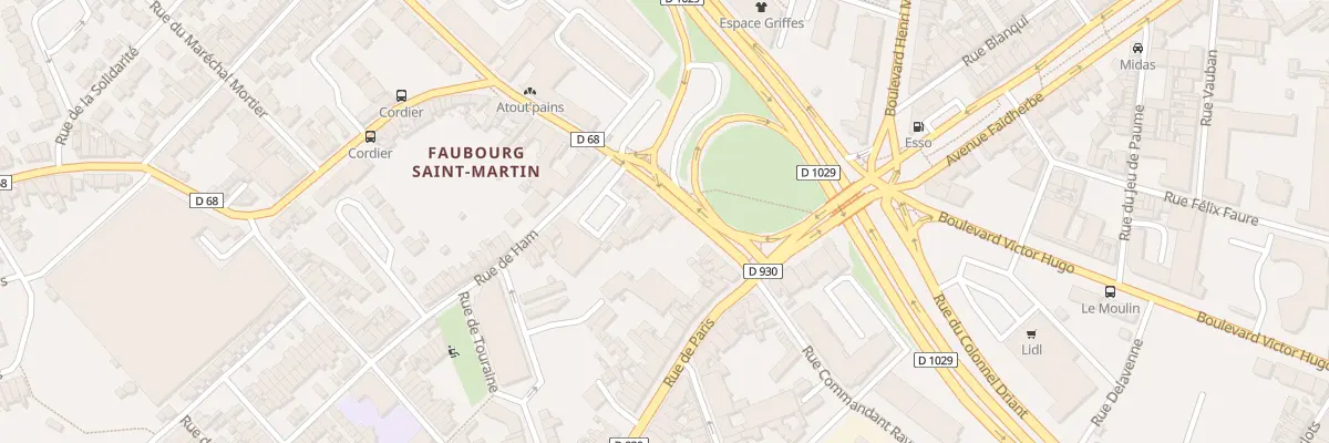 Plan du 17 Rue de la Chaussée Romaine à Saint-Quentin