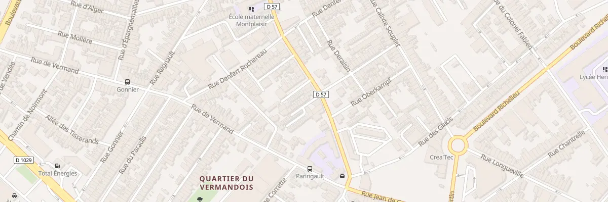 Plan du 17G Rue de la 3 Eme Dim à Saint-Quentin